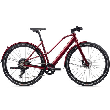 Bicicletta da Città Elettrica ORBEA VIBE MID H10 MUD TRAPEZ Rosso 2023